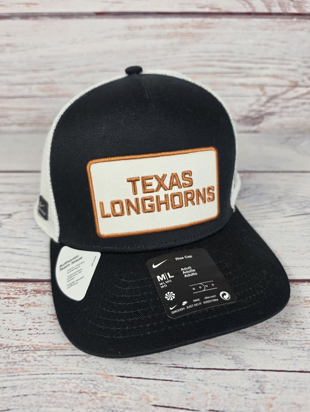 NEW Nike University Of Texas Longhorns Trucker Mesh Adjustable Hat M/L On Field